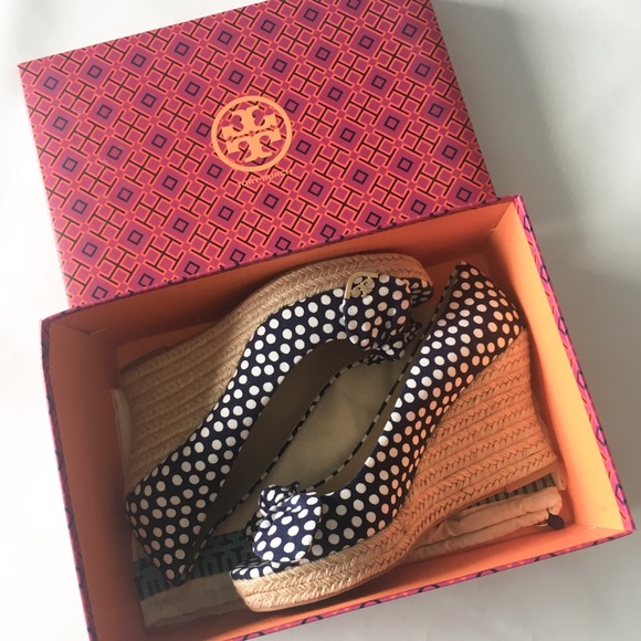 ⛵️🆕 Tory Burch ✦ Dot Wedge Platform Espadrilles ✦ - Picture 7 of 8